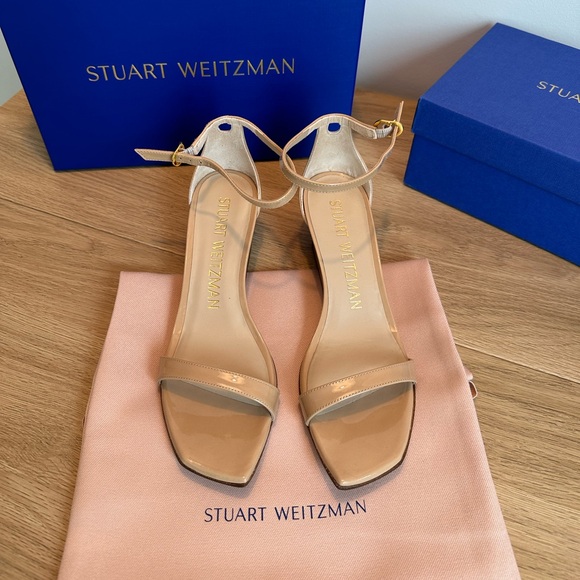 Stuart Weitzman Nudistcurve 50 Wedge NWOT - Picture 5 of 5